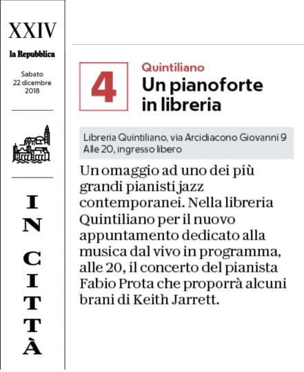 "La Repubblica" Bari, 22-12-2018